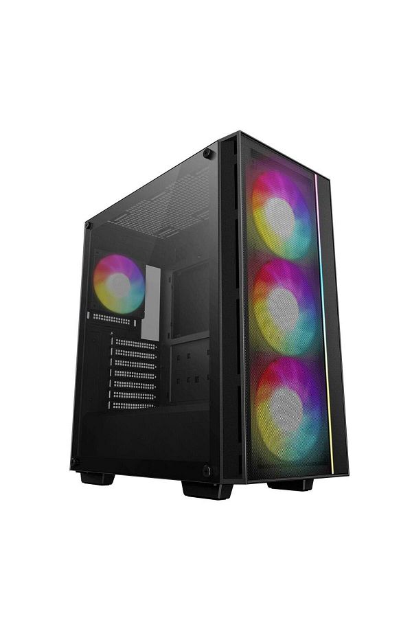 Deep Cool-Deepcool Matrexx 55 Mesh V4 C Case, aRGB Lighting, Without Power Supply (Black) 1