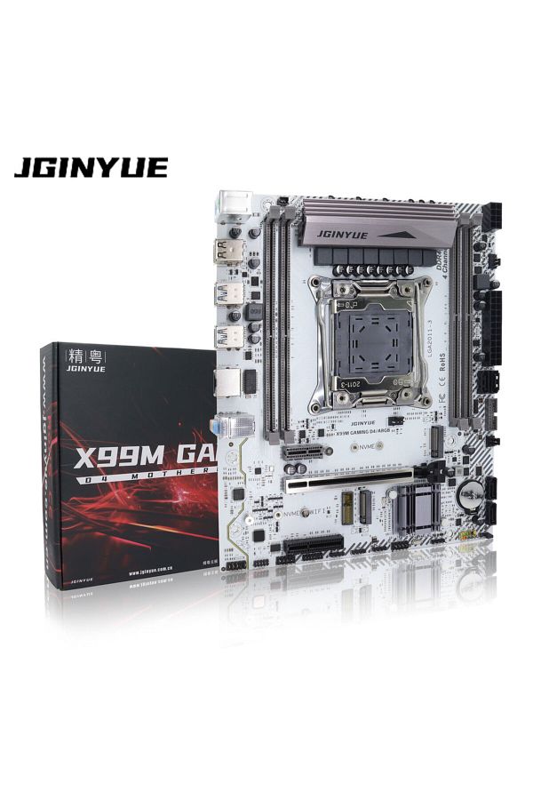 Choice-JGINYUE X99 Motherboard LGA 2011-3 Support Xeon E5 V3 V4 CPU and DDR4 RAM Memory M.2 NVME SATA WI... 1