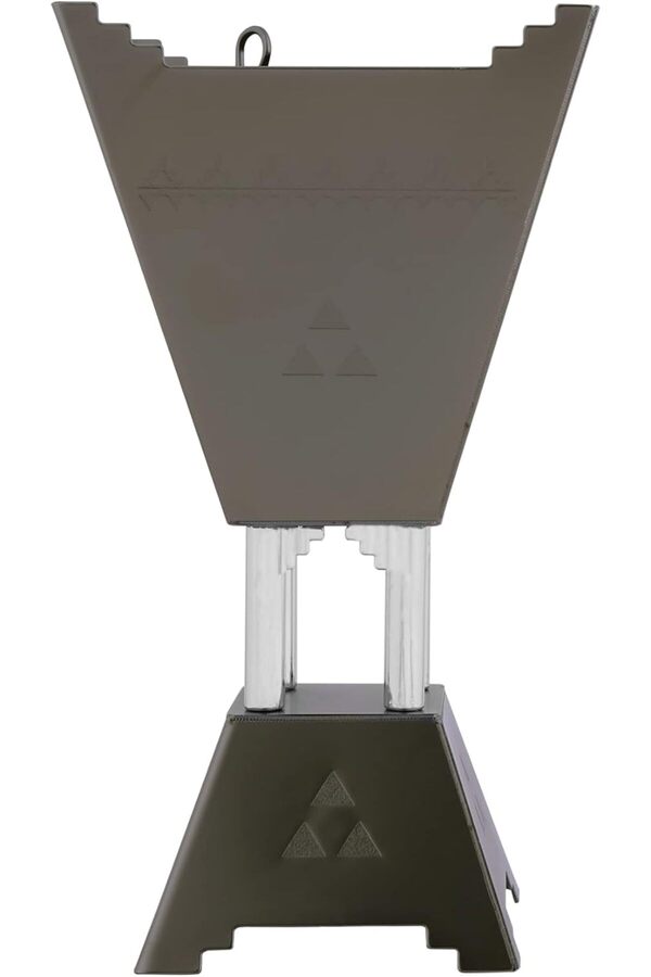 ALSAIF-Incense Burner With Handle By Al Saif, Small Size, Matte Black/chrome 1