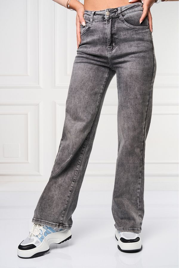 Joana-Women's Regular Fit Jeans Grey Jenelly 1