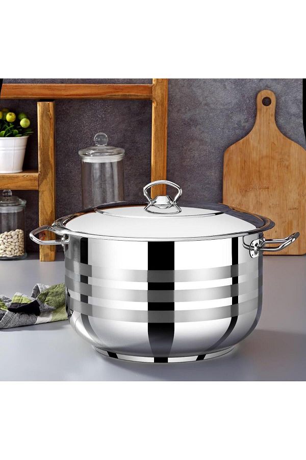 decovien-34 Liter Steel Pot 1