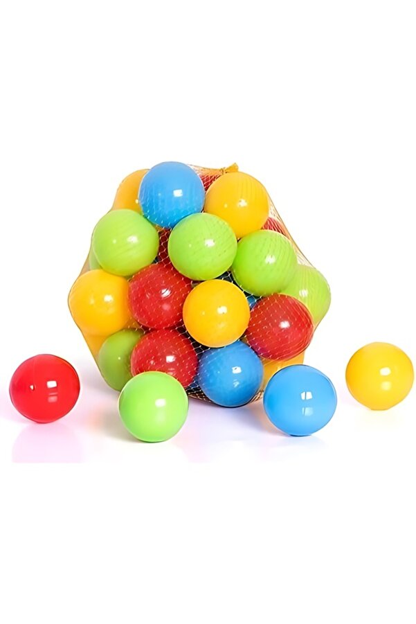 LOOVE BEBE Oyun Havuz Topu Şişme Oyun Havuz Topları 6 Cm 25 adet
