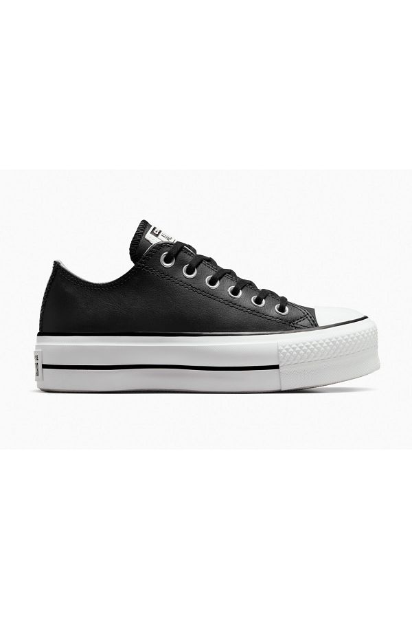 converse-Pantofi de damă CONVERSE Chuck Taylor All Star Lift din piele, negri 1
