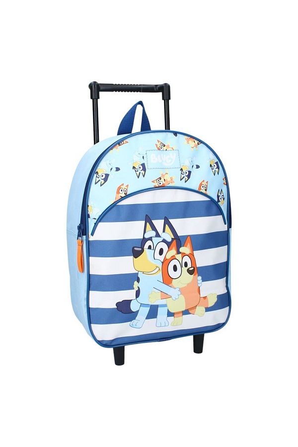 bluey-Trolley, 33x25x12 cm, multicolor, with adjustable and padded straps, Bluey Jump Into Fun 1