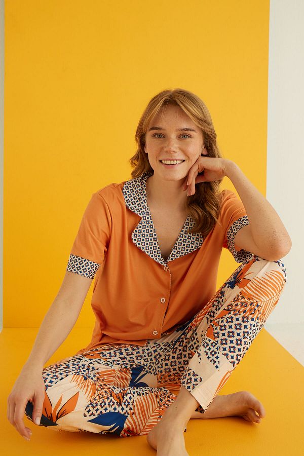 ELİTOL-Marla Buttoned Pajama Set 1