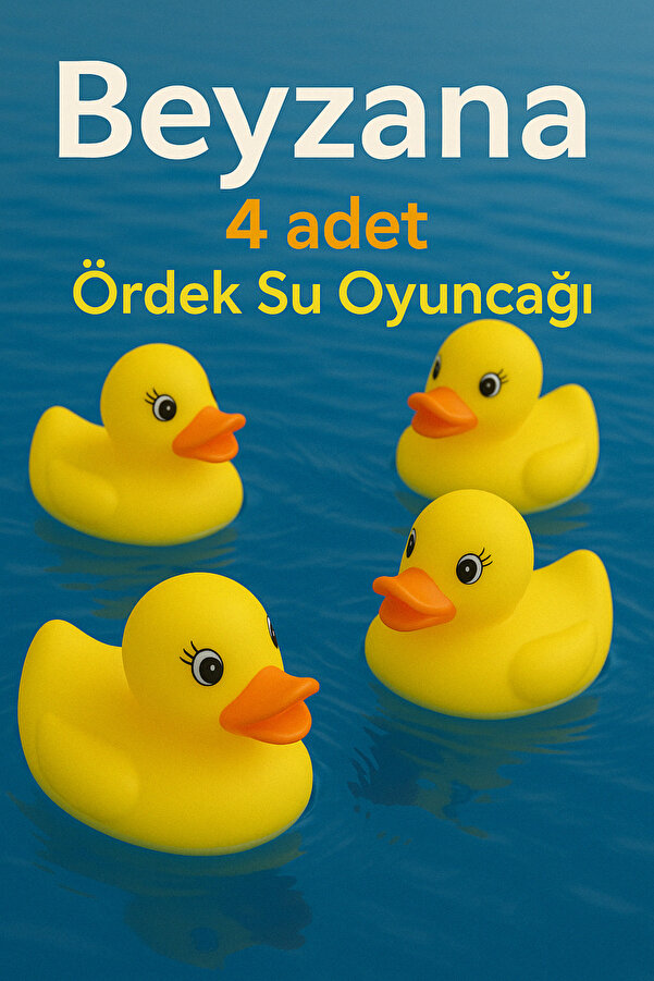 BEYZANA 4 Adet Banyo Oyuncağı
