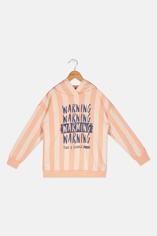 Puma-Kids Boy Sportswear Fit Long Sleeve Training Sweatshirts, Peach 1