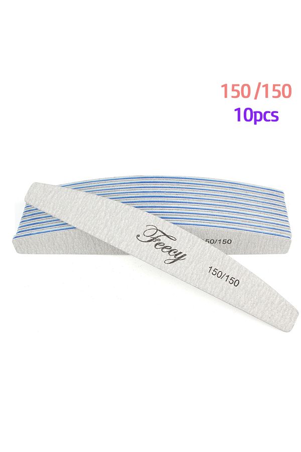 LOOFEO-10pcs Nail File Buffer Double Side Of The Nail File Buffer 100/180 Trimmer Lime Buffer In The Nail A 1