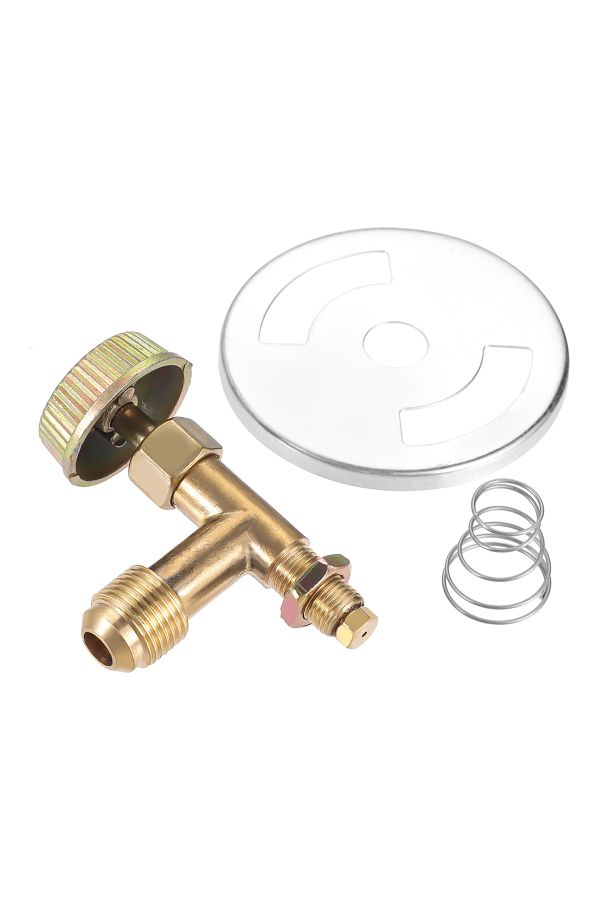 Choice-DIY Propane Gas Control Valve with 3/8" Male Flare Thread and Other side with M10X1 Metric Thread... 1