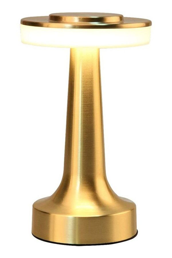 COOYA-Portable LED Table Lamp With Touch Sensor Gold 21x9cm 1