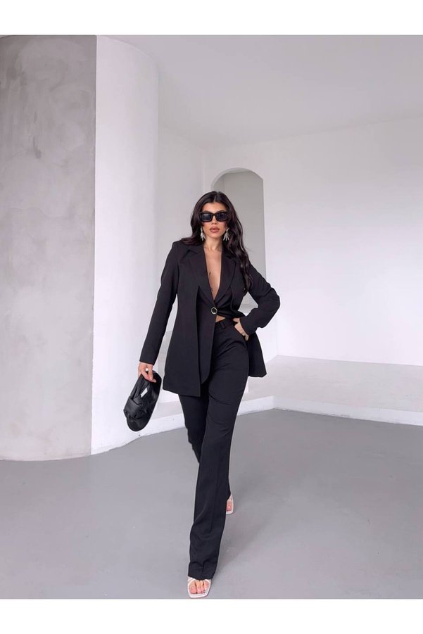 Bella Breeze Women's Designer Jacket High Waist Premium Suit