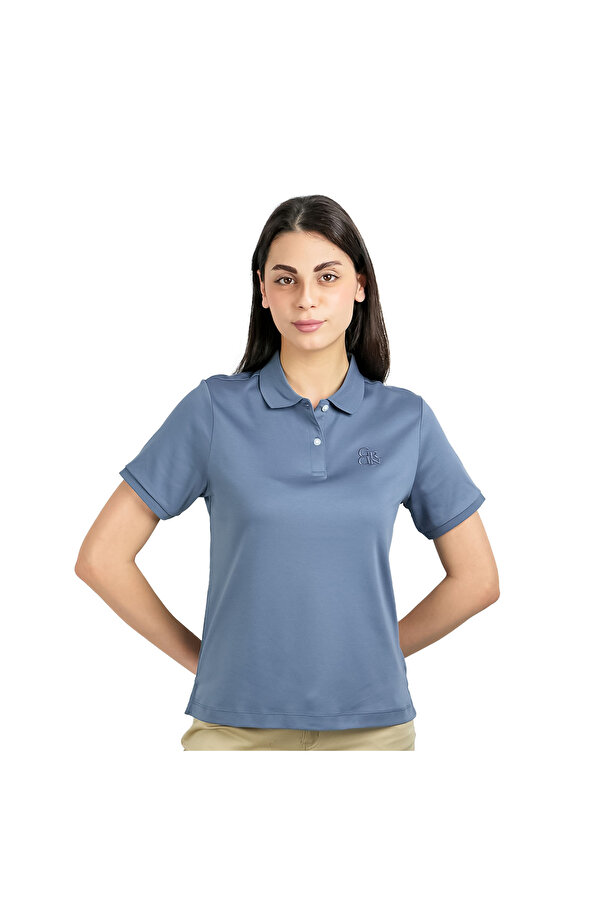 Giordano Women Cotton Interlock Liquid Touch Polo- Trendyol