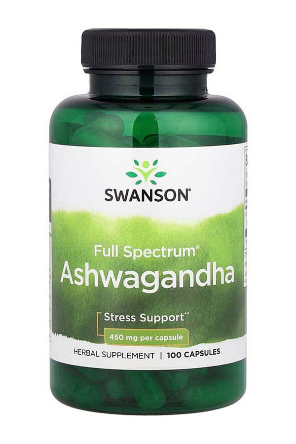 SWANSON-SWANSON Full Spectrum Ashwagandha, 100 Capsules 1