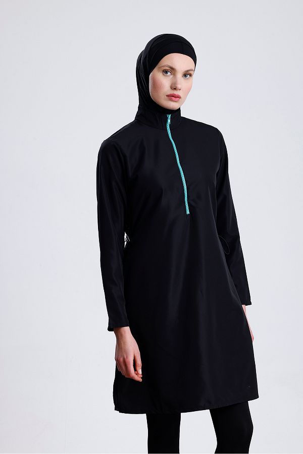medipek-Zippered Girdle Water Trade Girdle Fabric Fabric Pattern Basic Water Repellent with Lycra Pants 1