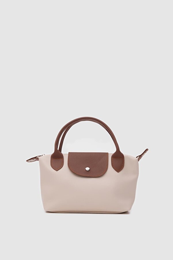 Shule Bags Tiger Small Omuz Çantası Bej