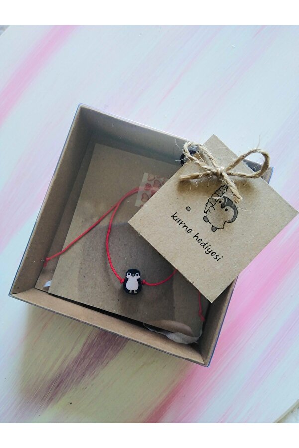 nasclaycollection Öğrenciye Hediye Yaş Doğum Günü Okul Öncesi Etkinlik Hediyesi Penguen Bileklik 25 Li