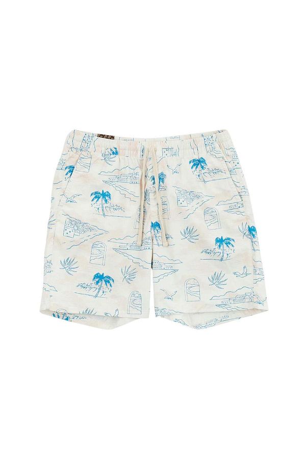 Vans-Ανδρικό λευκό σορτς Mn Range Relaxed Elastic 1