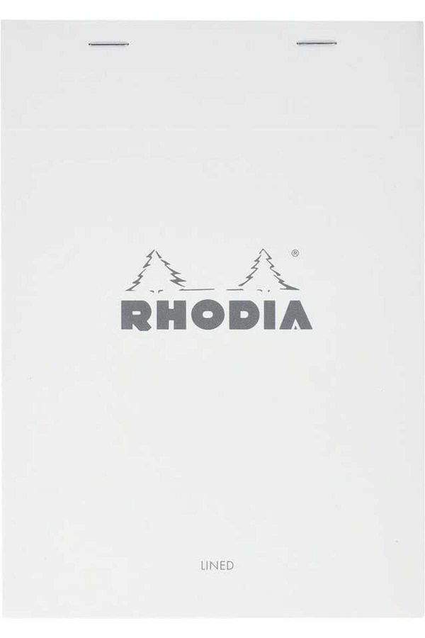 Rhodia-White Bsc 80 Sheets A5 Lined Block Notebook 1
