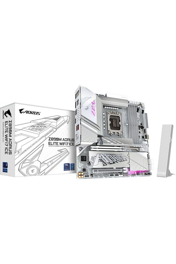 Gigabyte-Gigabyte Z890M a Elite Wi_Fi7 Ice Micro Atx Intel Z890 Ddr5 Lga1851 Motherboard 9Mz89Ml7E-00-G10 1