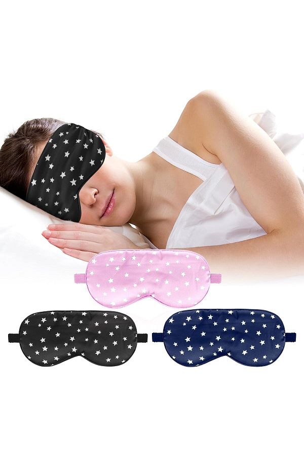 Other-2Psc Comfortable and Soft polyester Eye Mask with Adjustable Buckle 1