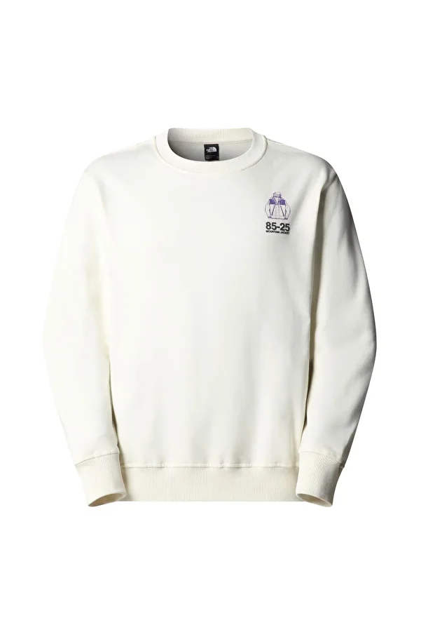 THE NORTH FACE-U Mnt Anniversary Relaxed Crew Sweater - White 1
