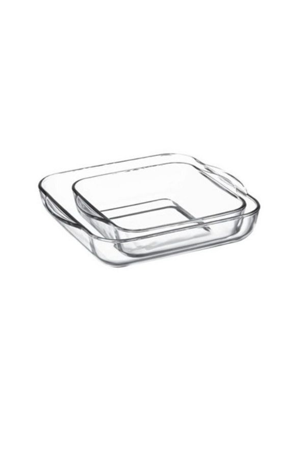 Paşabahçe-159028 Square Pyrex Set 2 Pieces 1