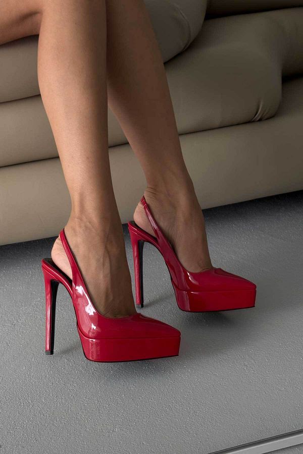 AYAKKABI PRENSİ-Flex Red Patent Leather 1