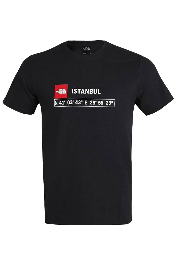 THE NORTH FACE-M S/S Gps Tee Istanbul Men's Casual T-Shirt Black 1