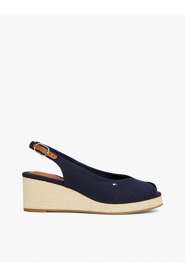 Tommy Hilfiger-FLAG MID WEDGE ESPAD SLINGBACK 1