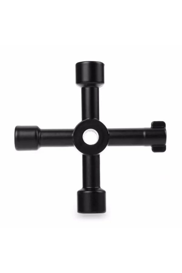 Choice-4 In 1 Multifunction Electrician Plumber Utility Cross Switch Wrench Universal Square Triangle Ke... 1