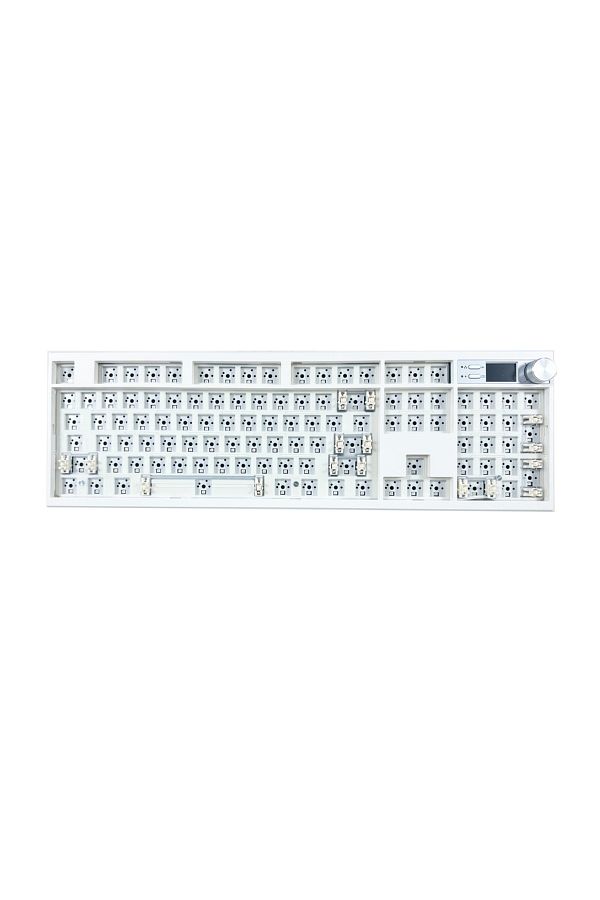 Choice-WHITE GMK104 Mechanical Keyboard Kit Three Mode Gaming Keyboard Hot Swap Backlit Gasket Structure T 1