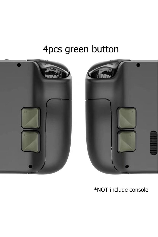 Choice-Green 4PCS Back Button Enhancement Set for Steam Deck OLED Games Console Grip Improvement Button Pro 1