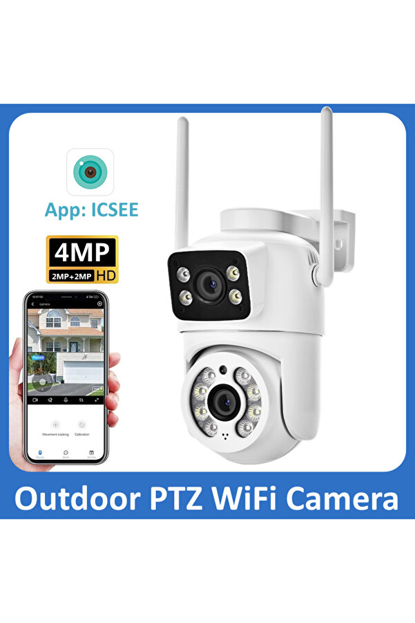 Choice Eu Plug 4mp Camera 4mp Ptz Wifi Camera Dual Lens With Dual ...