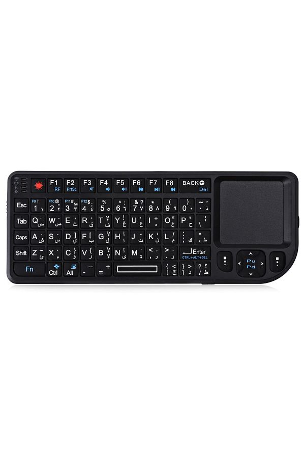 Choice-White-backlit Arabic Mrsvi 2.4g Wireless Keyboard With 7-color Backlight Touchpad Mouse And Flashlig 1