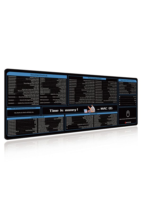 Choice-لوحة ماوس EXCO Shortcut مقاس 900x300x2 مم لنظام التشغيل Mac OS لوحة ماوس كبيرة من نوع Comput 1
