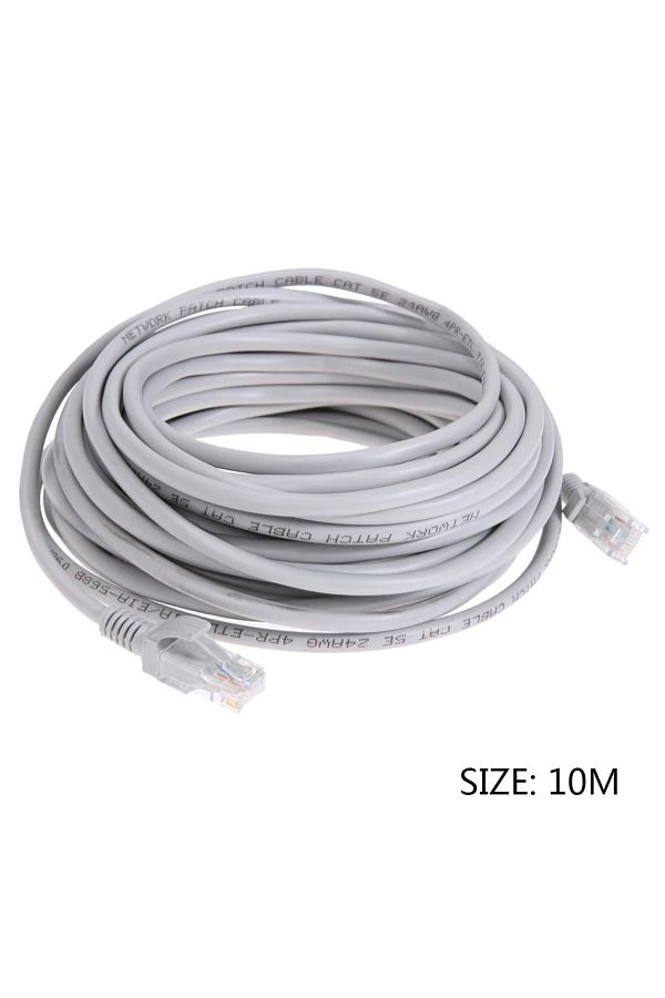 ALLOYSEED-كابل إيثرنت 10 أمتار عالي السرعة Rj45 كابل شبكة LAN لجهاز التوجيه والكمبيوتر المحمول وجهاز التوجيه والمراقبة Rj45 1