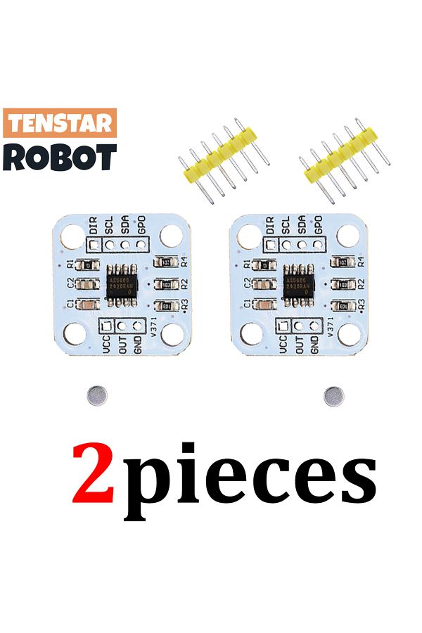 Choice-2pcs AS5600 Sensor TENSTAR 2pcs AS5600 Magnetic Encoder Induction Angle Measurement Sensor Module 12 1