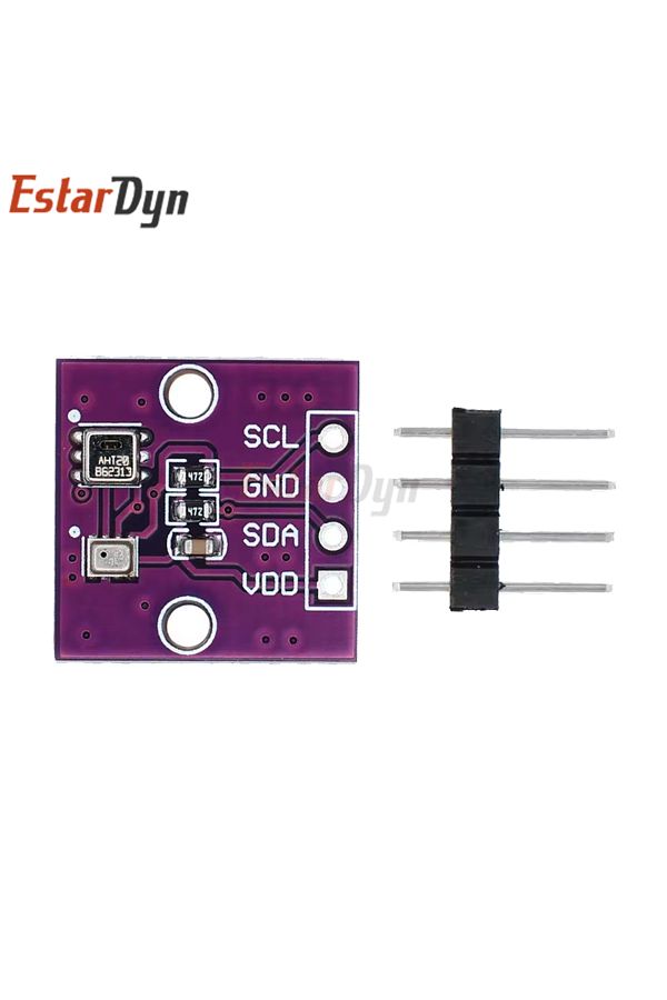 Estardyn-AHT20 BMP280 EstarDyn AHT20+BMP280 2 in 1 Temperature Humidity Air Pressure Module High-precision Di 1