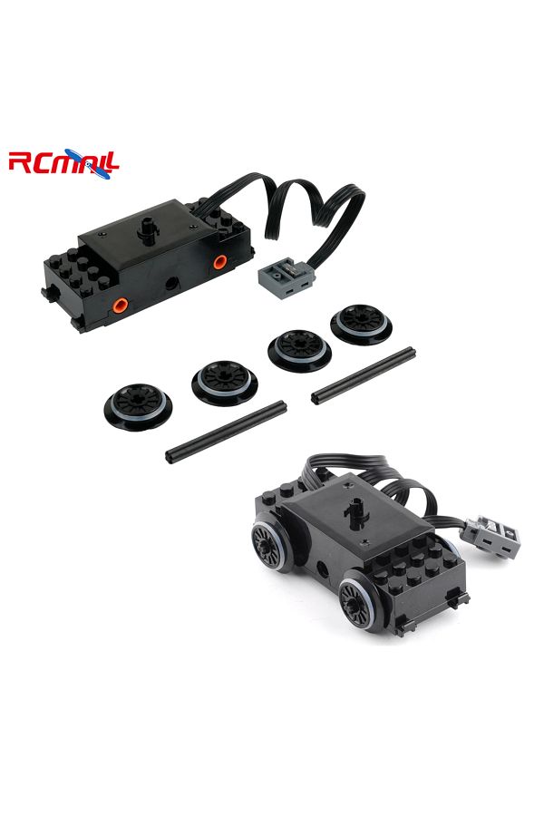 Choice-2PCS Train Track Motor MOC Power Functions 88002 Technical Speed Motor Building Blocks for 10254 ... 1