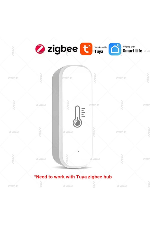 Choice-Tuya Zigbee Mini Temperature And Humidity Sensor Smart Life APP Remote Monitor For Smart Home Wor... 1