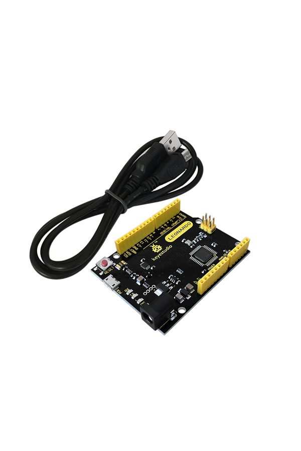 Choice-Keyestudio Leonardo R3 DevelopmentBoard +1M Micro USB Cable MCU ATMEGA32U4 For Arduino Leonardo ... 1