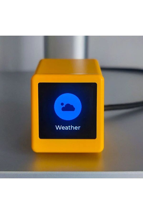 Choice-Pro-yellow Bitcoin Price Display Ticker With Smart Weather Clock, Support Cryptocurrency And Stock A 1