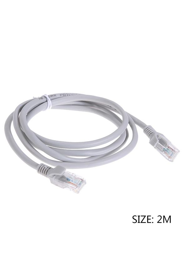 ALLOYSEED-كابل إيثرنت 2 متر عالي السرعة RJ45 كابل شبكة LAN لجهاز التوجيه والكمبيوتر المحمول ومراقبة جهاز التوجيه Rj45 1