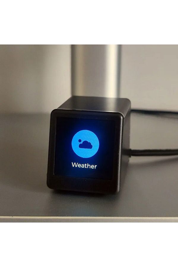 Choice-Pro-black Bitcoin Price Display Ticker With Smart Weather Clock, Support Cryptocurrency And Stock An 1