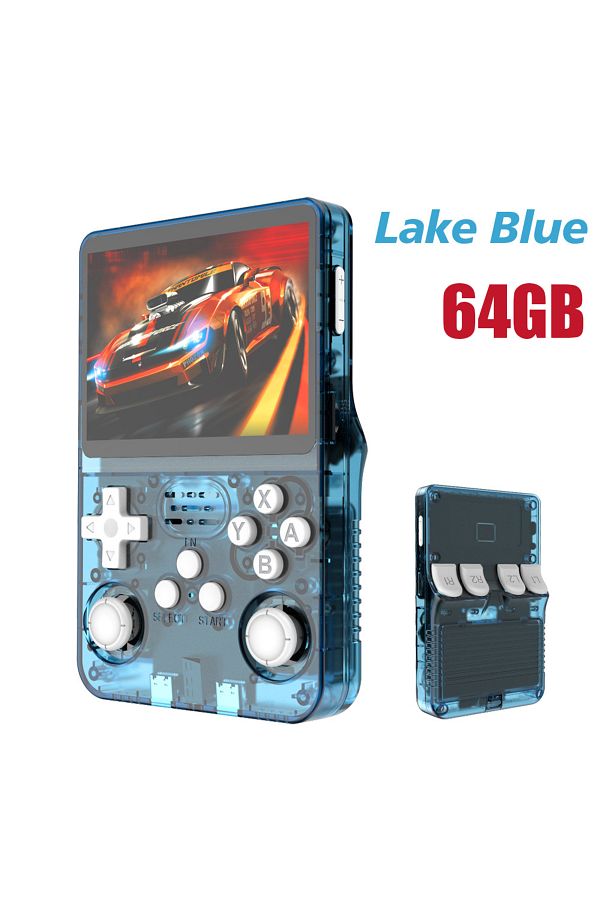 Choice-Blue 64G Open Source R36S Retro Handheld Video Game Console Linux System 3.5 Inch IPS Screen Portabl 1