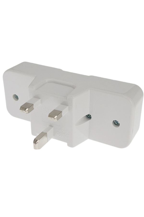 Choice-2Way UK socket White Portable Universal Wall Aocket EU US UK Extension Socket 250V 6A 10A 125V Power 1