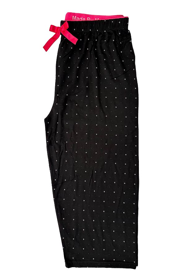 Made By me-High Waist Luxury Modal Fabric Capri Length Women's Pajama Bottoms - Modern Aesthetic Home Wear 1