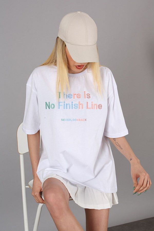 Madmext-Mad Girls White T-Shirt Mg946 1