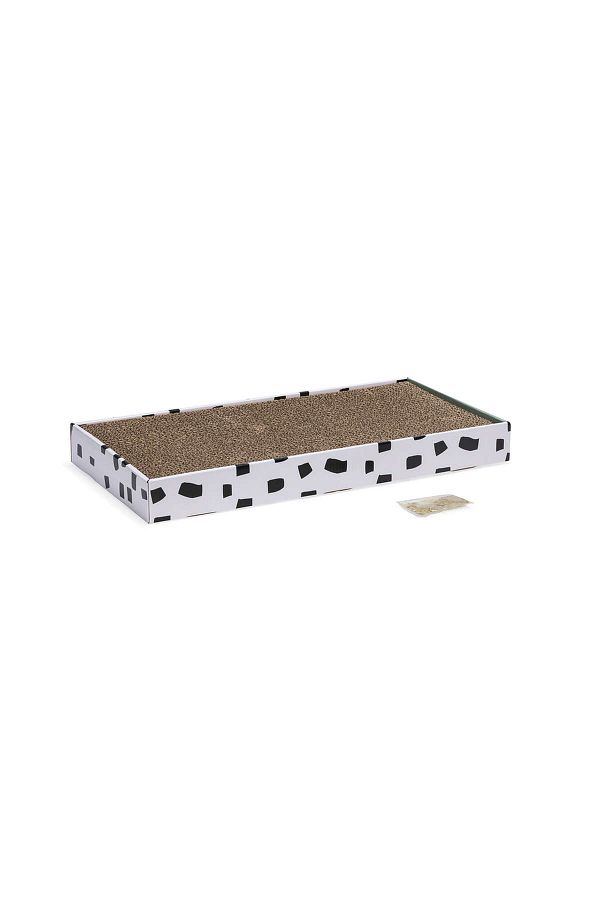 Beeztees-Cat Cardboard Scratching Box and Catnip, 47X24X4,5Cm Almla 1