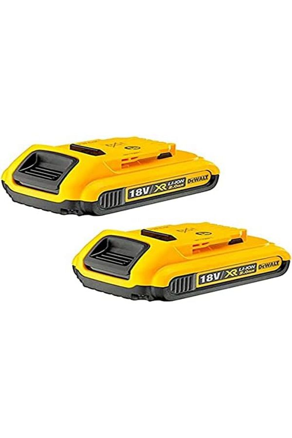 Dewalt-2 × بطارية DCB183 أصلية 18 فولت XR 2.0 أمبير/ساعة لأجهزة DCD785، DCD985، DCF885، Dcs391، Dcs331 1